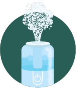 Illustration of a humidifier