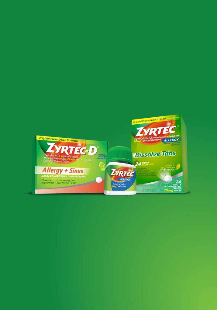 ZYRTEC® for Adult\'s Cetirizine HCl Products
