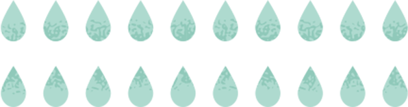 20 droplets representing the 40,000 droplets released during a sneeze