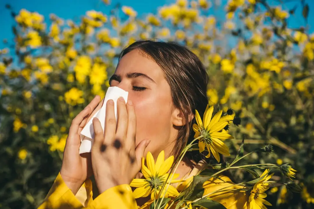Picazón y goteo nasal por alergias